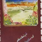 Kaart 12,5 x 18,5 cm