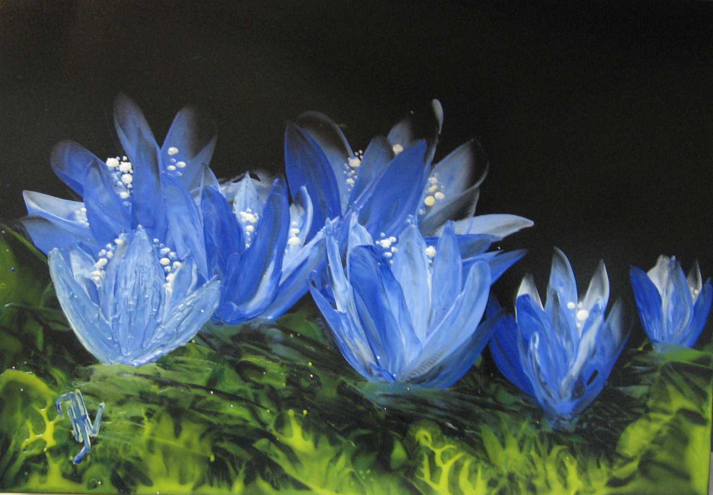 Blauwe bloemen
