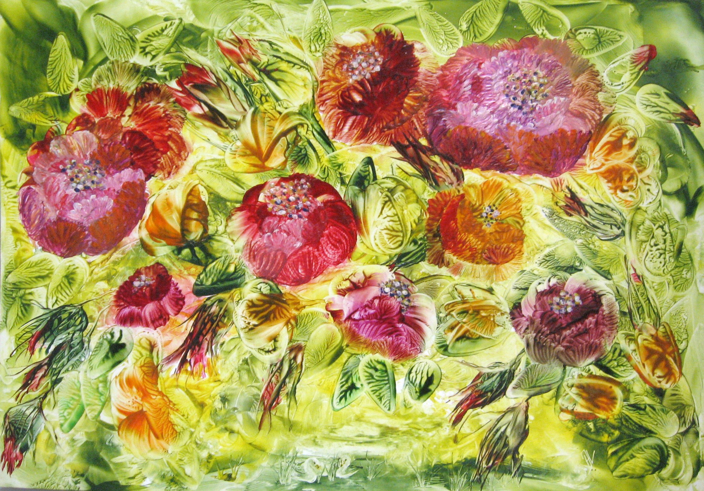 Peony explosion