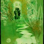 Chakra groen goud